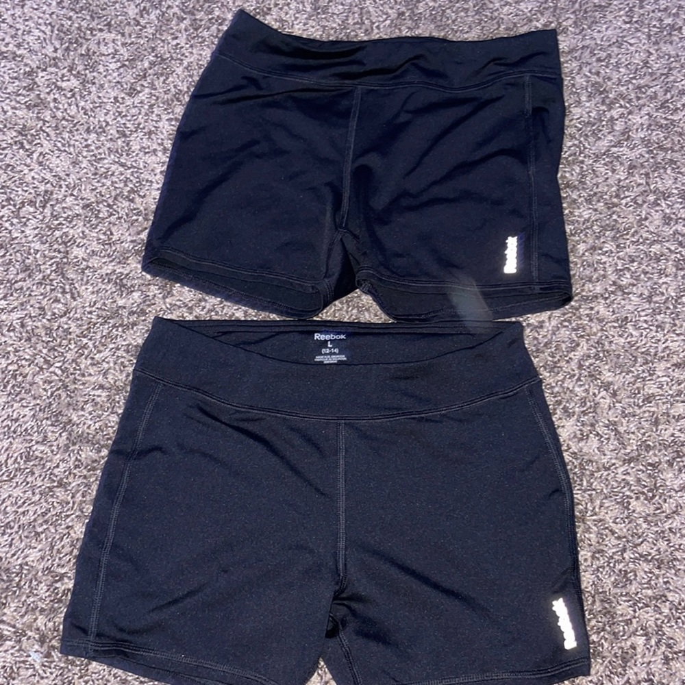 rebook training shorts